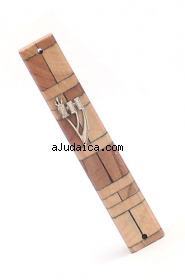 Wood Mezuzah by aJudaica