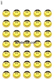 Kippah Smiley Stickers by aJudaica