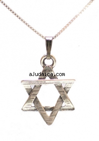 Sterling Silver Star of David Pendant by aJudaica