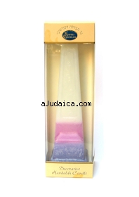 Safed Lighthouse Havdalah Candle by aJudaica