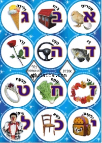 Learning Hebrew words Stickers by aJudaica