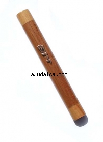 Two Color Wood Mezuzah by aJudaica