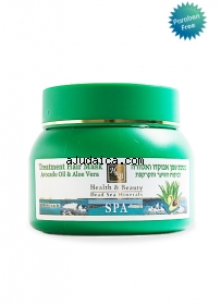 H&B Dead Sea Avocado Oil and Aloe Vera Mask for Hair and Scalp Care by aJudaica