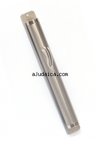 Standard Pewter Mezuzah by aJudaica