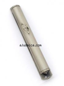 Standard Pewter Mezuzah by aJudaica