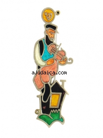 Fiddler on the Roof Mezuzah by aJudaica
