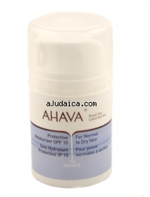 AHAVA Protective Moisturizer SPF 15 for normal to dry skin by aJudaica