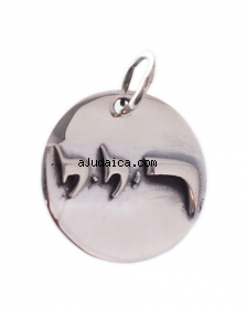 Sterling Silver Kabbalah Pendant - for Removing Hatred by aJudaica