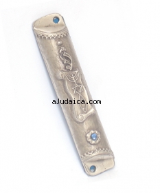 Pewter Mezuzah by aJudaica