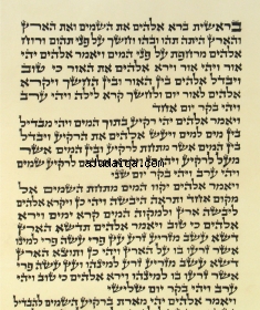 Ashkenaz Torah Scroll - Ktav Beit Yosef by aJudaica