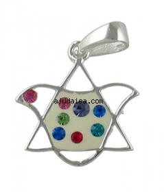 Silver Dove of Peace breastplate Pendant by aJudaica