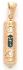 Gold Filled Oriental style Mezuzah Pendant with coral