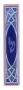 Colorful Art Nouveau style Wood Mezuzah