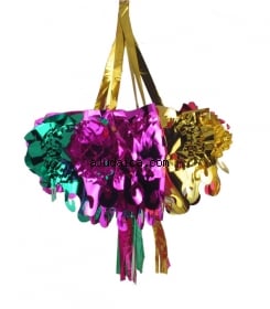 Shiny Hanging Star Sukkah Decoration by aJudaica