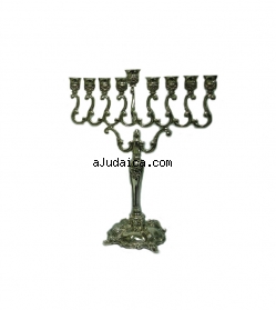 Nickel Menorah by aJudaica