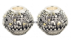 Silver Plated small Candlesticks by aJudaica
