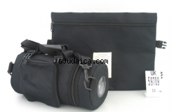 Black Tefillin Carrier with Tallit bag by aJudaica