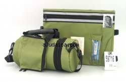 Olive Tefillin Carrier with Tallit bag - New by aJudaica