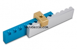 Adi Sidler 3 Part Adjustable Chanukah Menorah by aJudaica