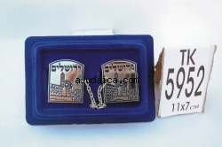 Jerusalem Tallit Clips by aJudaica