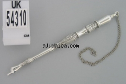 Silver Plated Torah Pointer by aJudaica