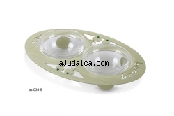 Adi Sidler Double Honey Stand by aJudaica