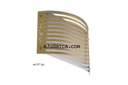 Adi Sidler Gold color Linear Matza Stand by aJudaica