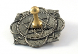 Pewter Dreidel by aJudaica