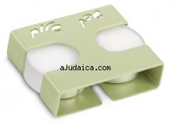Adi Sidler Green Travel Candlesticks by aJudaica