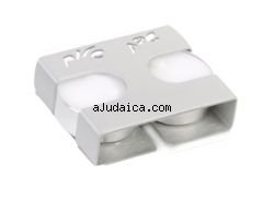 Adi Sidler Silver color Travel Candlesticks by aJudaica