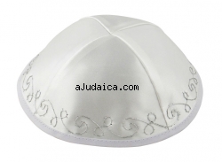 Waves Satin Kippah by aJudaica