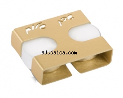 Adi Sidler Gold color Travel Candlesticks by aJudaica