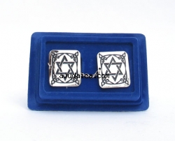 Magen David Tallit Clips by aJudaica