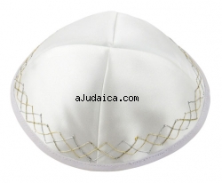 Chain Satin Kippah by aJudaica