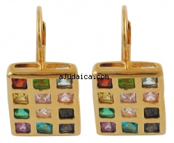 Gold Filled Elegant Twelve Tribes Earrings by aJudaica