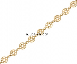 Star of David gold filled Bracelet by aJudaica