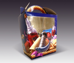 Purim Mishloach Manot Box by aJudaica