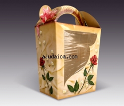Purim "Flower" Mishloach Manot Box by aJudaica