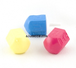 Small Plastic Dreidels by aJudaica