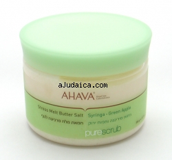AHAVA Stress Melt Butter Salt Syringa - Green Apple by aJudaica