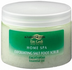 Ein Gedi Home Spa Eucalyptus Salt Foot Scrub by aJudaica