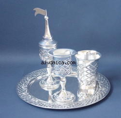 4-Piece Havdalah Set by aJudaica