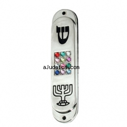 Car Mezuzah with Twelve Tribes Design by aJudaica