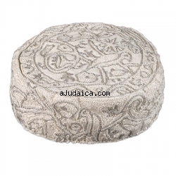 Hand Embroidered Hat by aJudaica