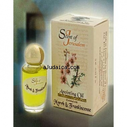 Scent of Jerusalem Anointing Oil Enriched With Frankincense & Myrrh by aJudaica