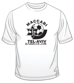 Maccabi Tel Aviv Soccer T-Shirt by aJudaica
