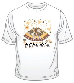 Jerusalem of Peace T-Shirt by aJudaica