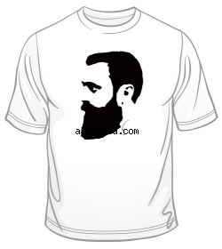 Herzl T-Shirt by aJudaica