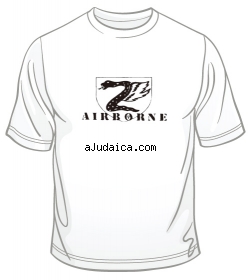 Israeli Air Force Paratroopers T-Shirt by aJudaica