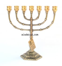 Seven Branch Menorah by aJudaica